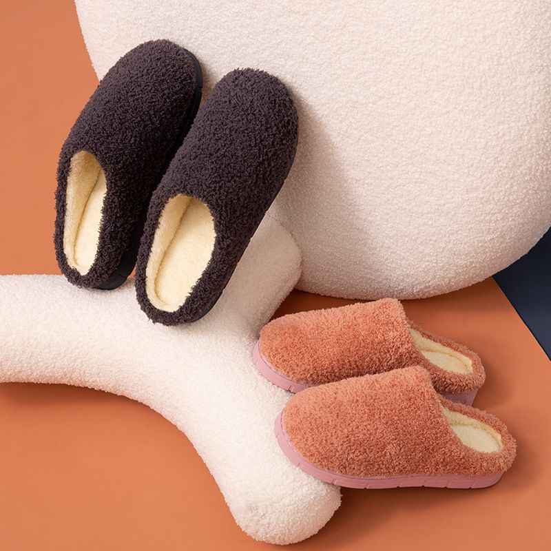 Womens Slip on Fuzzy House Slippers Memory Foam Slippers