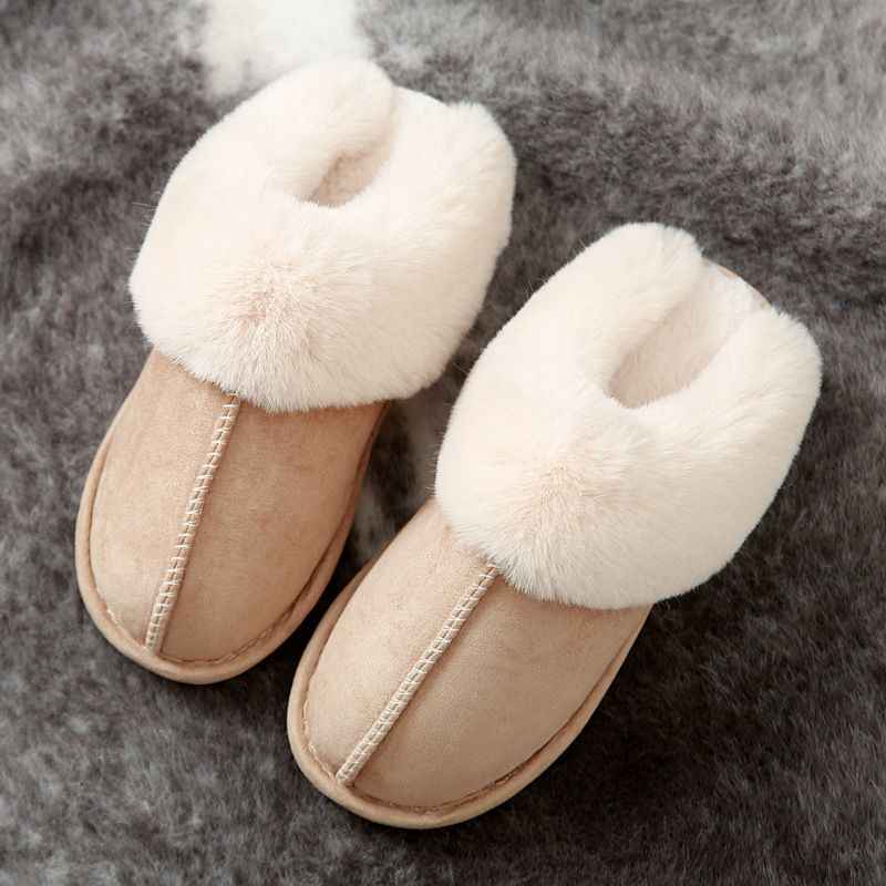 Anti-Skid Cozy Plush for Indoor Outdoor man slippers