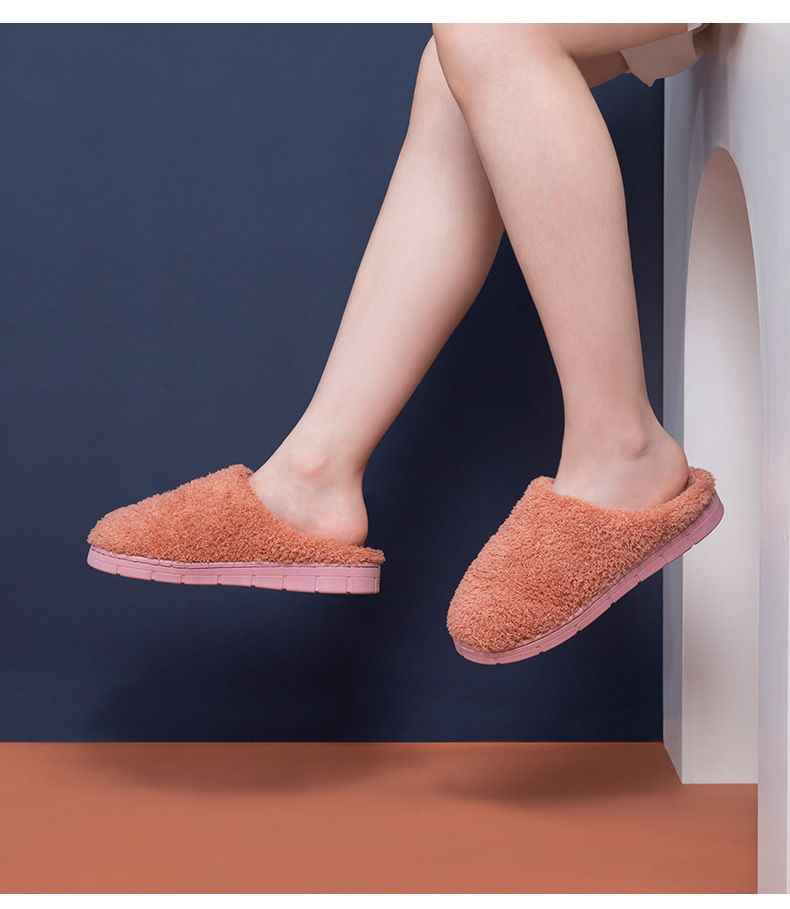 Womens Slip on Fuzzy House Slippers Memory Foam Slippers