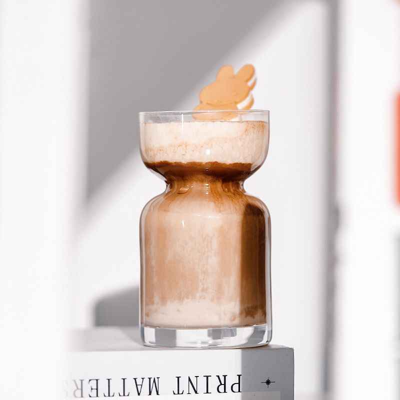 Glass Mug Saturn Coffee Latte Cup Summer Iced Coffee Milk Beer Cola Juice Tumbler Transparent Drinking Handmade Mugs