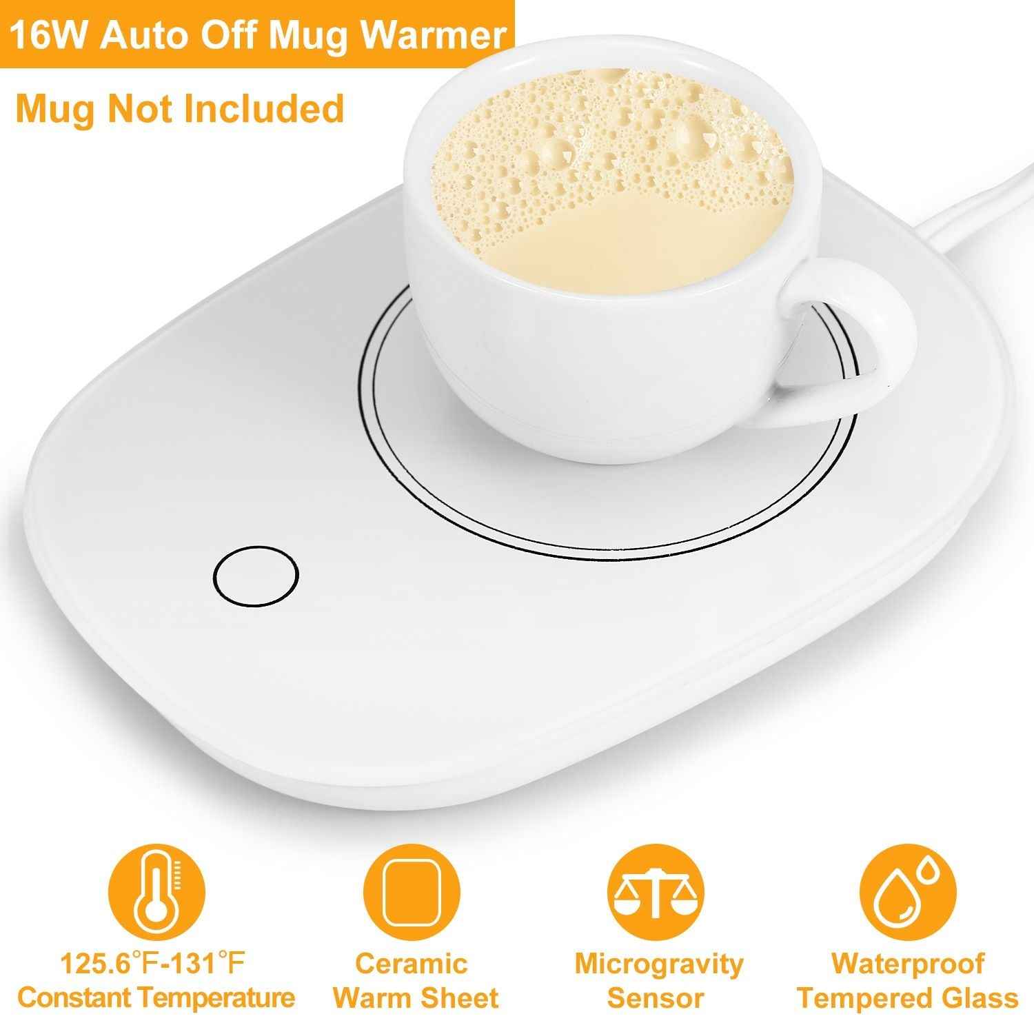 Coffee Mug Warmer Cup Warmer Auto Shut Off Coffee Tea Milk Electric Heater Pad Office Home Desk Coffee Mug Warmer Electric Beverage Warme