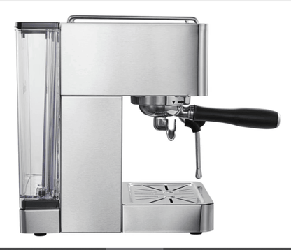 PSG3005H Semi-Automatic Coffee Machine 1500W Coffee Machine 15Bar Espresso Coffee ULKA High-Pressure Pump Extracts 1/2 Cup of Espresso Coffee Machine 1.7L Water Tank Steam Milk Foamer/Steam Stick El