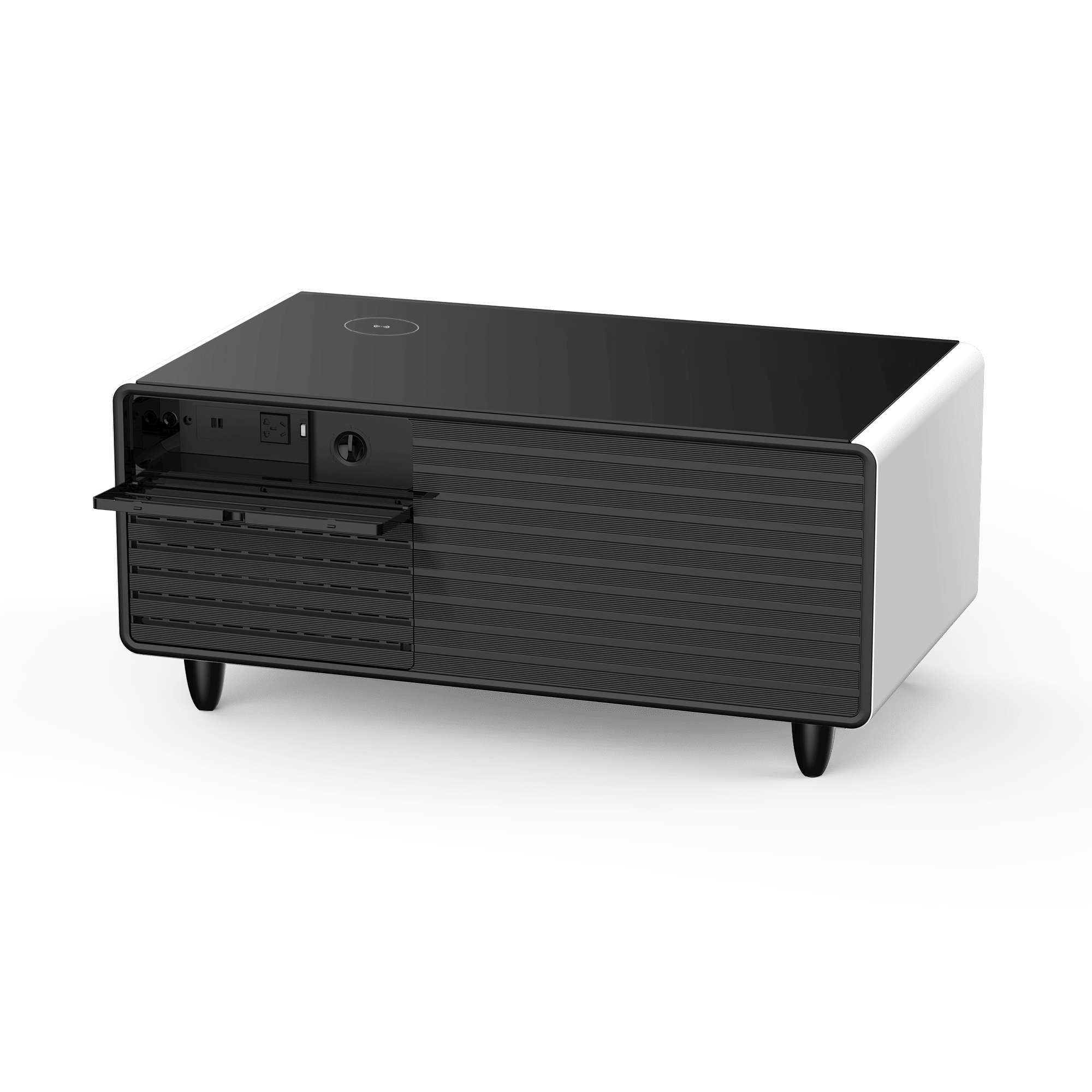 Modern Smart mini Coffee Table with Built in Fridge