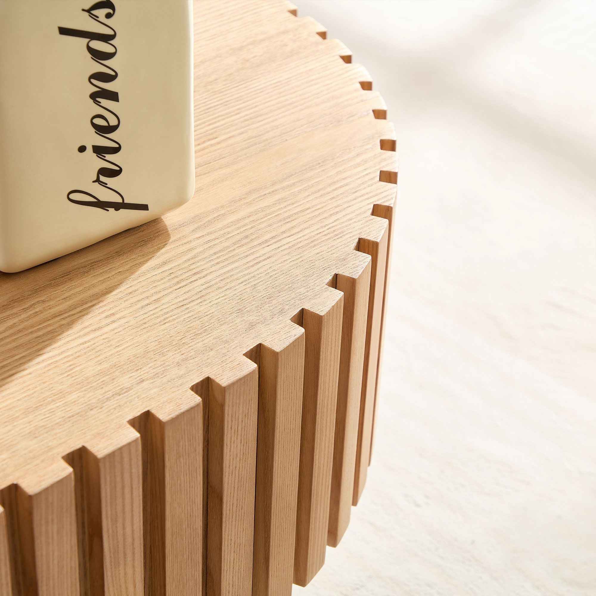 Drum Coffee Table Oval Coffee Table 