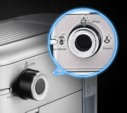 capsule + coffee powder + milk foam 3-in-1 semi-automatic coffee machine 19Bar extraction mocha Nestle espresso 1 cup / 2 cup, electronic button powder hammer 51mm touch sensing 1450W steam