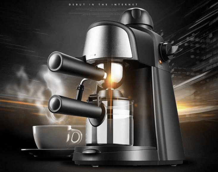 PSCM6810 3.5bar Steam Epresso Machine 4 cup Epresso Machine Epresso cappuccino coffee home compact espresso machine