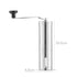 GIANXI Manual Coffee Grinder for French Embossing Machine Hand-held Mini Brushed Stainless Steel Portable Conical