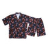 Loose Home Wear Cotton Short Pajamas Suit Kimono 