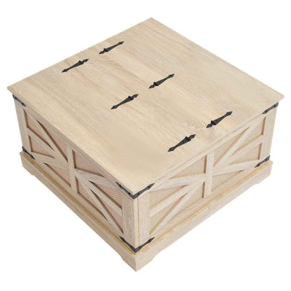 VEVOR Rattan Coffee Table Rectangle Rattan