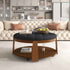 Modern Large Round Ottoman Coffee Table