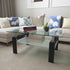 Rectangle Black Glass Coffee Table