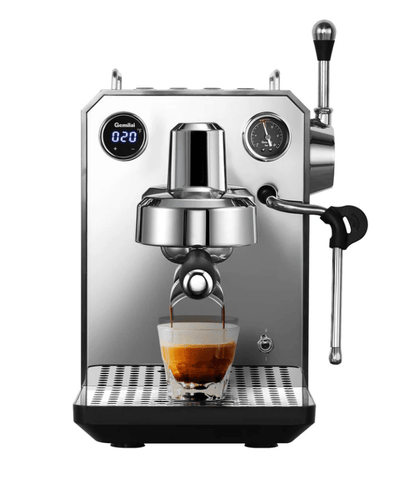 PSG3006W  American-style espresso machine, semi-automatic coffee maker with 1450W power output and 15Bar espresso extraction capacity. Features ULKA high-pressure pump, 1.7L water tank, steam milk fro