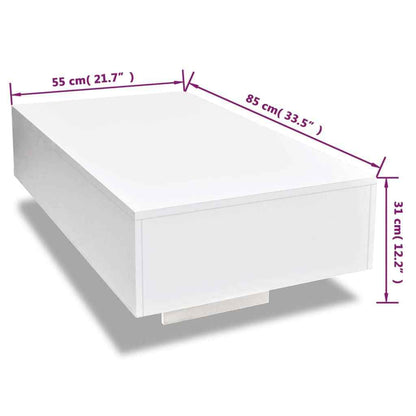 Coffee Table High Glosses White