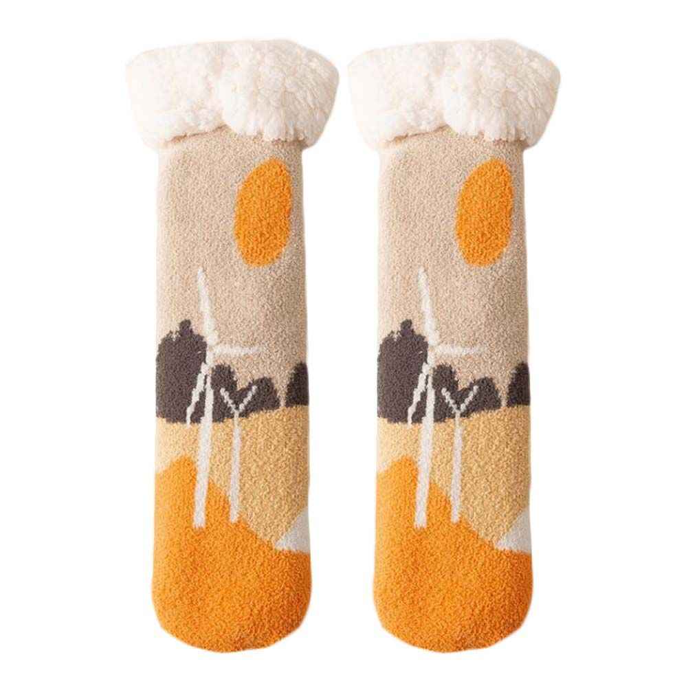 Autumn Winter Thick Plush Socks Women Warm Indoor Floor