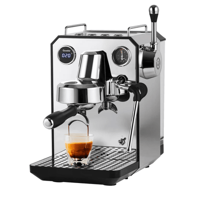 PSG3006W  American-style espresso machine, semi-automatic coffee maker with 1450W power output and 15Bar espresso extraction capacity. Features ULKA high-pressure pump, 1.7L water tank, steam milk fro
