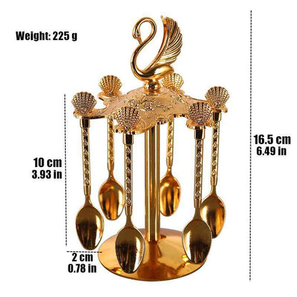 Mixing Tableware Spoon Holder Swan Storage Box Wedding