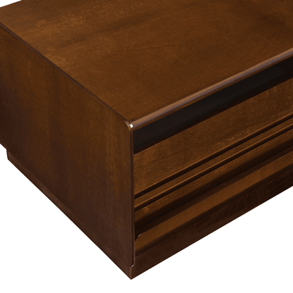 Modern Rectangle Coffee Table with 4 Drawers and 2 Display