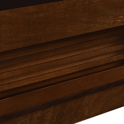 Modern Rectangle Coffee Table with 4 Drawers and 2 Display