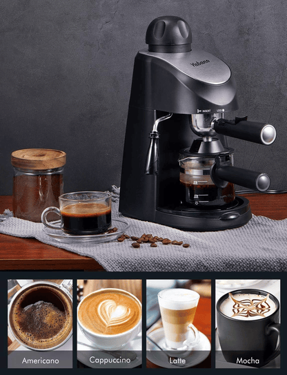 PSCM6810 3.5bar Steam Epresso Machine 4 cup Epresso Machine Epresso cappuccino coffee home compact espresso machine