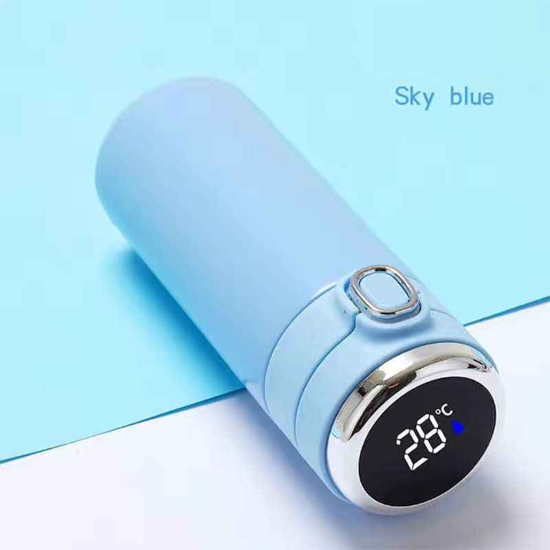 Intelligent Vacuum Cup Car Protable Thermos Coffee Tea Milk Travel Thermoses Bottle Stainless Steel Smart Temperature Display