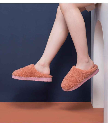 Womens Slip on Fuzzy House Slippers Memory Foam Slippers