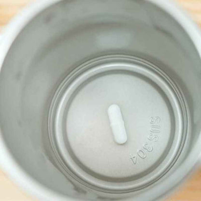 Stainless Steel Self-Stirring Coffee Cup with LED Digital Display