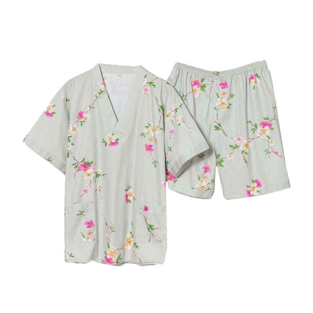 Stripe Pattern Short Pajamas Suit Men Pajamas Suit