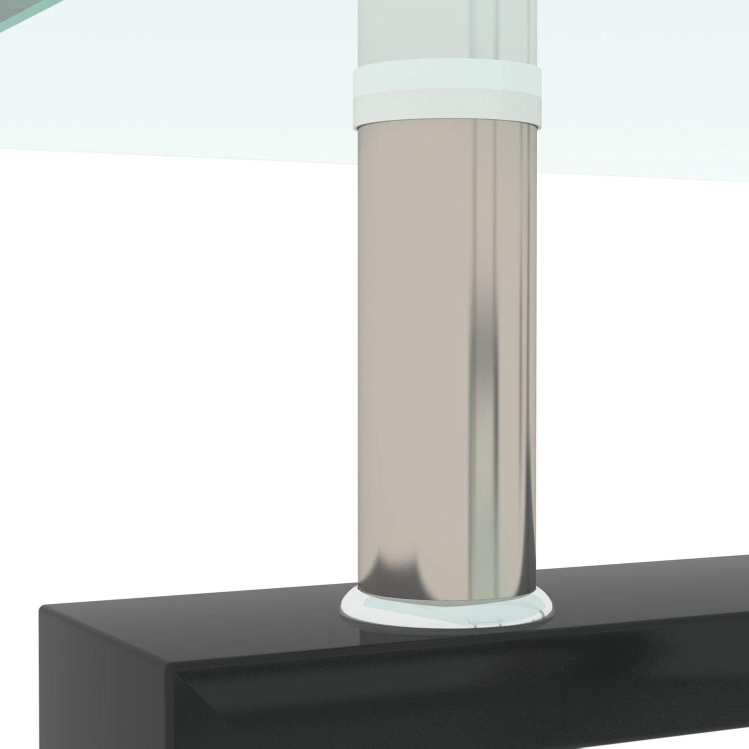 Rectangle Black Glass Coffee Table