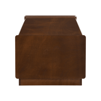 Modern Rectangle Coffee Table with 4 Drawers and 2 Display