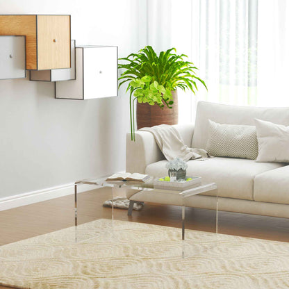 Clear Acrylic Coffee Table 0.5In Thick