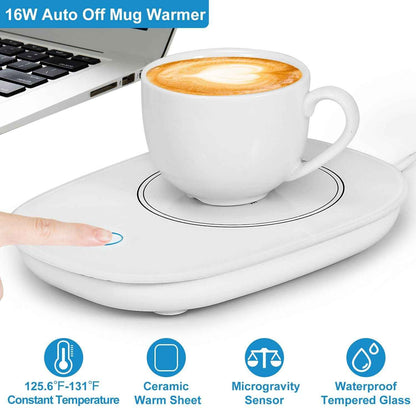 Coffee Mug Warmer Cup Warmer Auto Shut Off Coffee Tea Milk Electric Heater Pad Office Home Desk Coffee Mug Warmer Electric Beverage Warme