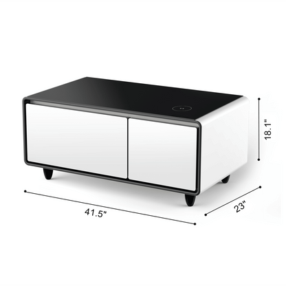 Modern Smart mini Coffee Table with Built in Fridge