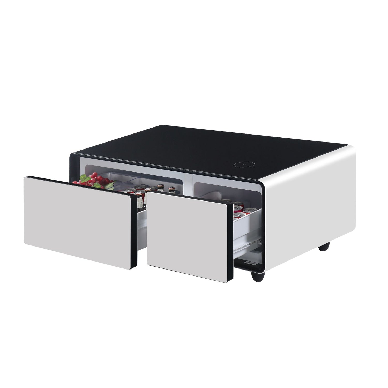 Modern Smart mini Coffee Table with Built in Fridge