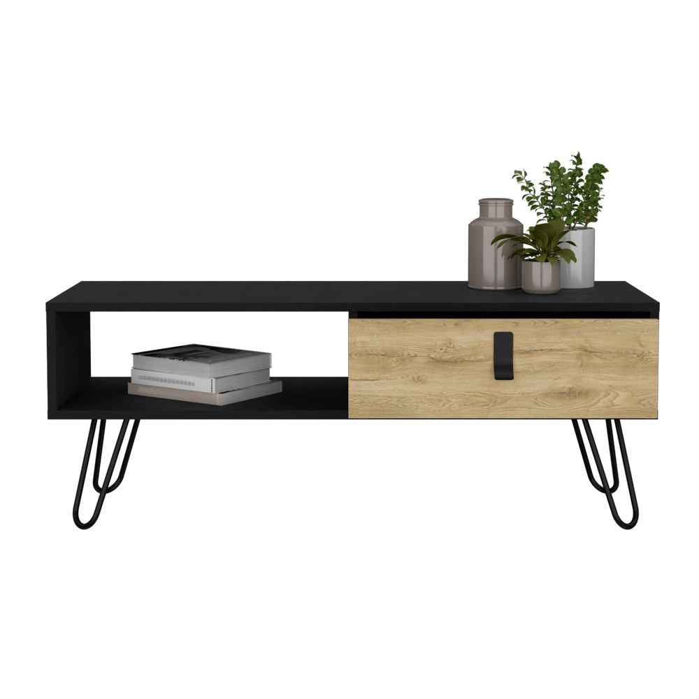 Coffee Table Magness Living Room Black Macadamia