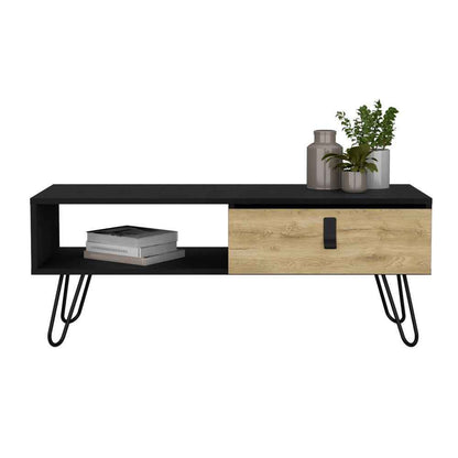 Coffee Table Magness Living Room Black Macadamia