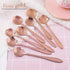 8Pcs Stainless Steel Flower Spoon Coffee Tea Spoon