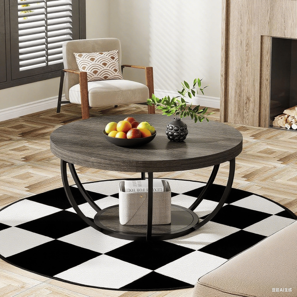 Center table boasts Coffee Table  