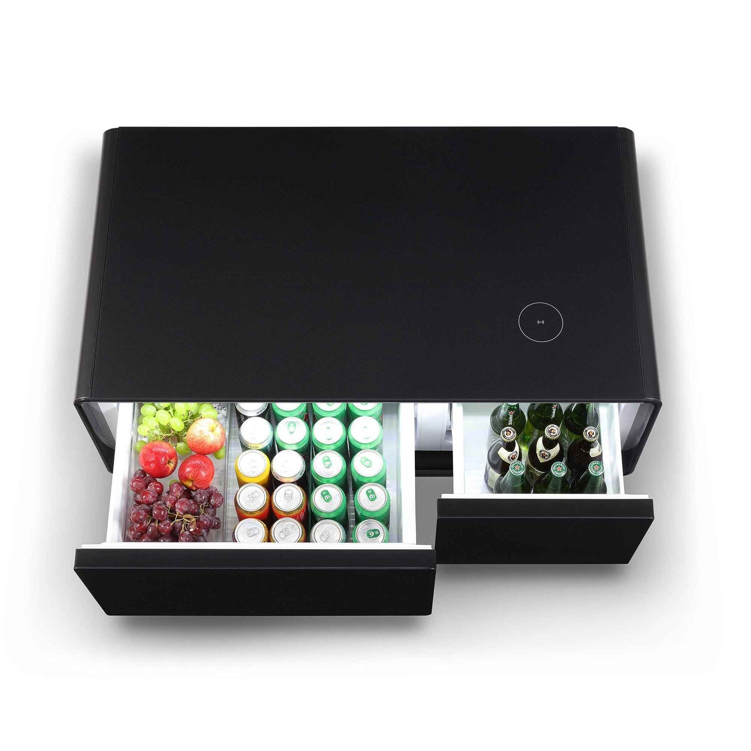 Modern Smart mini Coffee Table with Built in Fridge