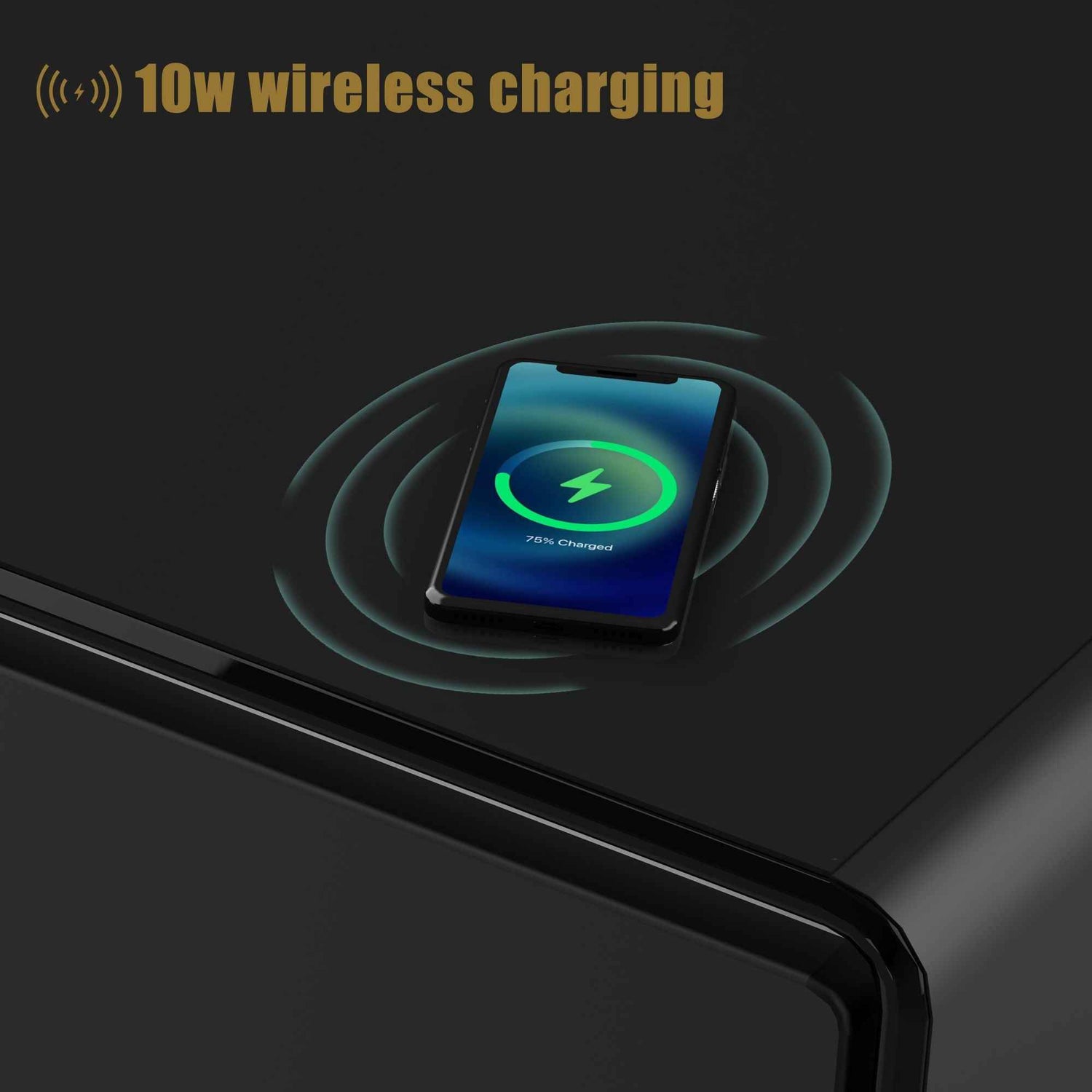 Modern Smart mini Coffee Table with Built in Fridge