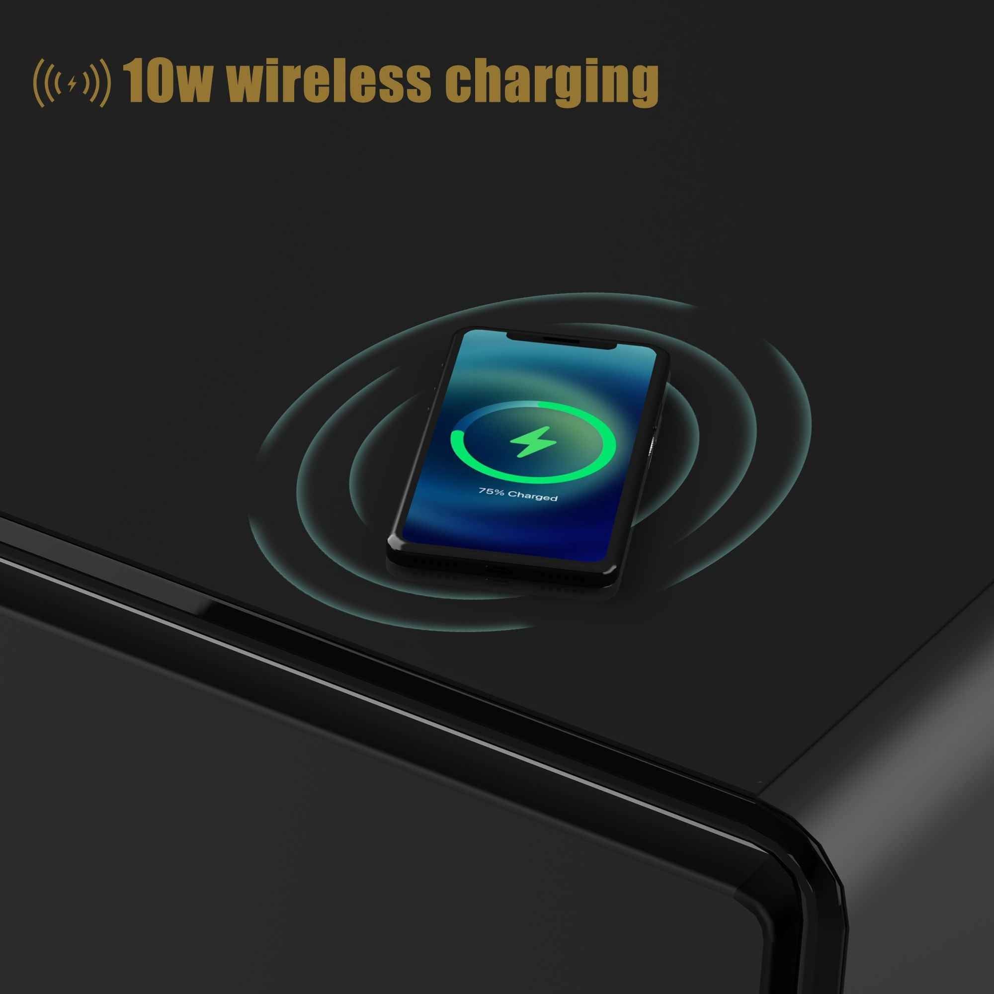 Modern Smart mini Coffee Table with Built in Fridge