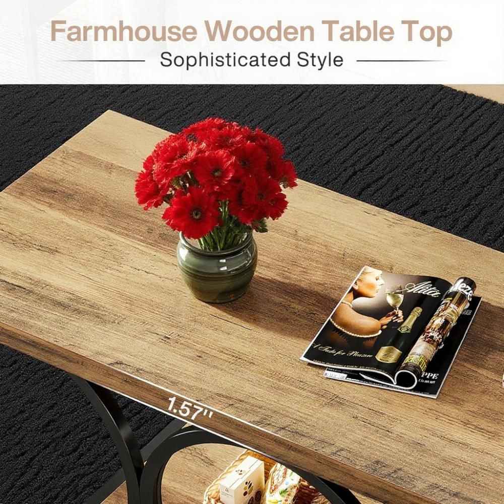 Farmhouse wooden Coffee Tab le