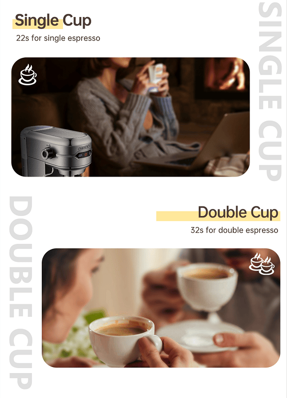 capsule + coffee powder + milk foam 3-in-1 semi-automatic coffee machine 19Bar extraction mocha Nestle espresso 1 cup / 2 cup, electronic button powder hammer 51mm touch sensing 1450W steam