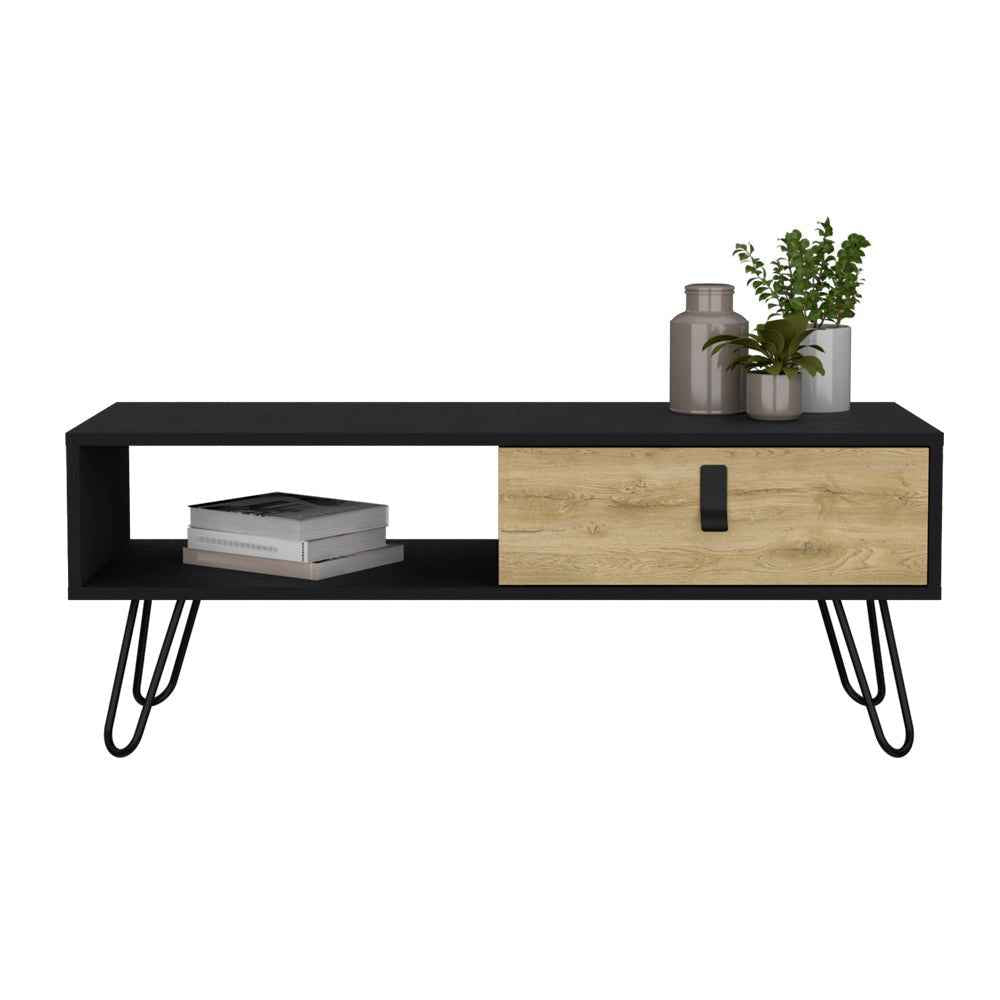Coffee Table Magness Living Room Black Macadamia