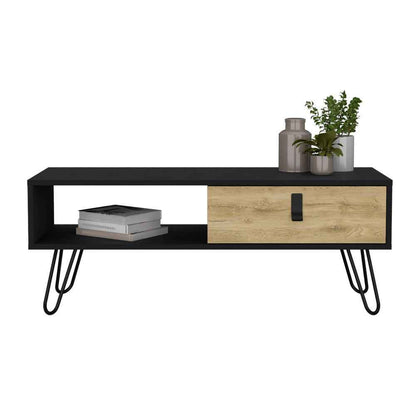Coffee Table Magness Living Room Black Macadamia