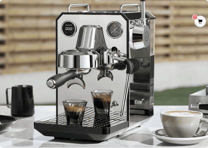 PSG3006W  American-style espresso machine, semi-automatic coffee maker with 1450W power output and 15Bar espresso extraction capacity. Features ULKA high-pressure pump, 1.7L water tank, steam milk fro